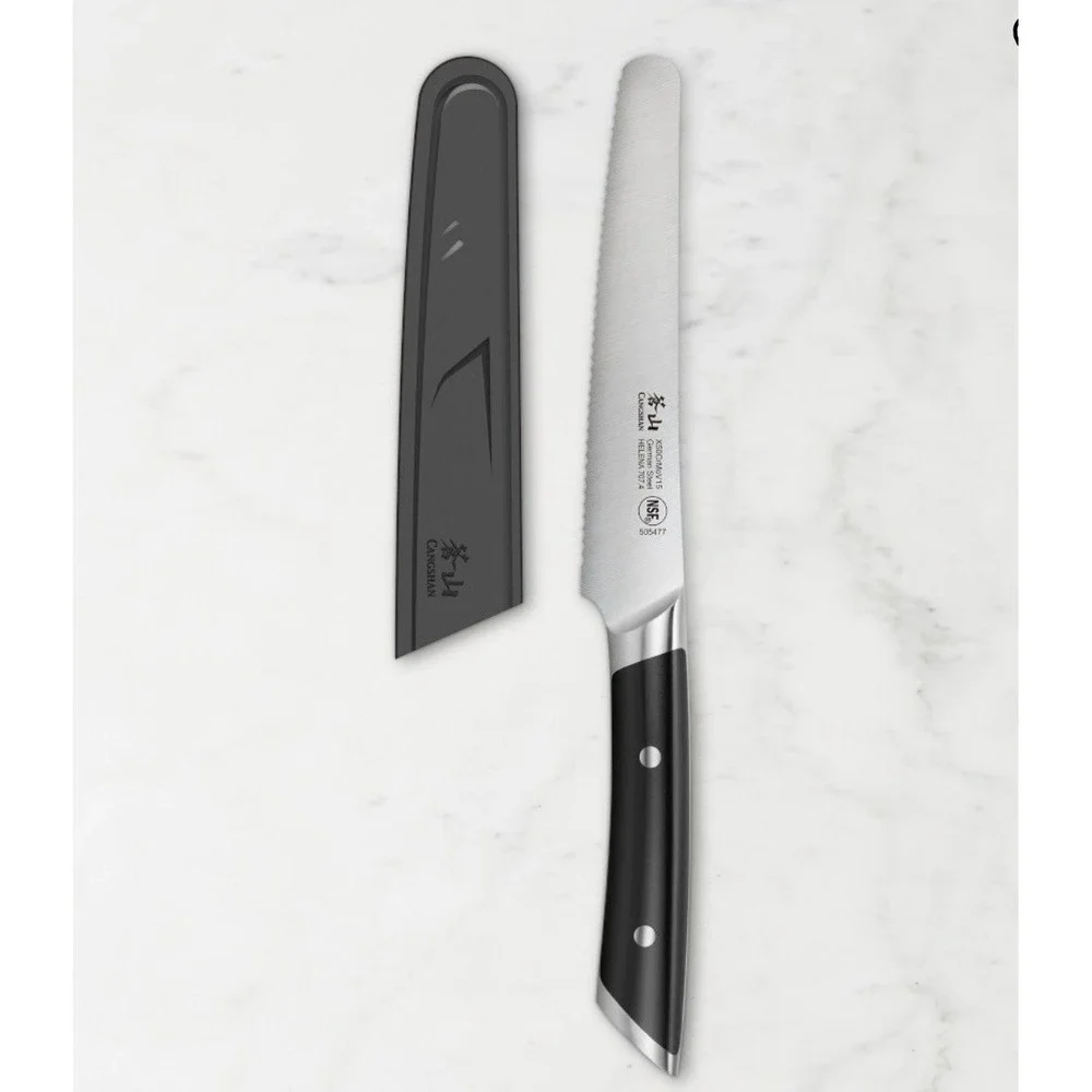 Cangshan Helena 3 pc Knife Set NIB Retail $137 - Utility, Chef's, Paring Knives